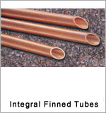 Integral finned Tubes